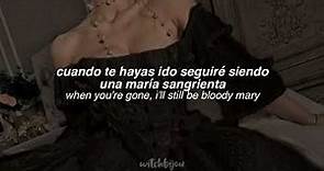 bloody mary - lady gaga (lyrics & sub español)