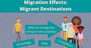 Effects of Migration in Countries of Destination