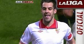 Gol de Negredo (1-0) en el Sevilla FC - Real Zaragoza - HD
