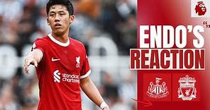 ENDO REACTS: 'It's Liverpool! Even with 10-men we have a chance' | Wataru on Newcastle Utd win