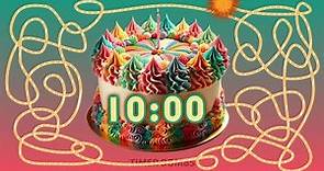 10 Minute 🎂 Birthday Cake Timer Bomb 💣