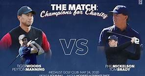 The Match: Champions For Charity | Tiger Woods & Peyton Manning vs Phil MIckelson & Tom Brady