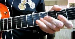 How to play a Brian Setzer style chord melody and solo..
