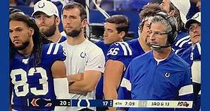 ANDREW LUCK RETIREMENT REACTION: First moments on sideline
