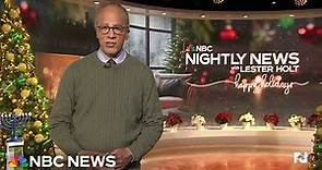 Lester Holt reflects on the humanity behind ‘Nightly News’