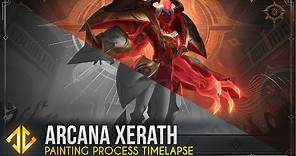 Painting Arcana Xerath - League of Legends Splash Art Timelapse