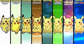 Evolution of Pokémon Evolution Animations (1996-2019)