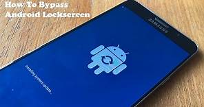 How To Bypass Android Lock Screen / Pin / Pattern / Password - Fliptroniks.com