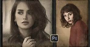 Create a Vintage Photo Effect - Photoshop Tutorial