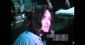 1970 Charles Manson Giving Interview In Court