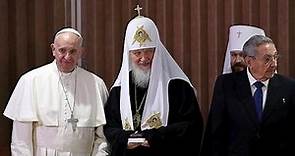 Encuentro histórico entre el papa y el patriarca de la Iglesia ortodoxa rusa