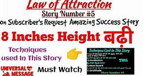LOA Success Story in Hindi #5🔥 height Increase Success Story In Hindi with Techniques Explained🔥