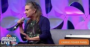 Carrie Fisher Date With the Princess panel - Star Wars Celebration Anaheim 2015