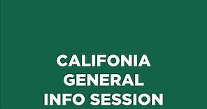 California Campus Info Session