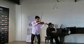 Vincent del Rosario NAMCYA 2016 Junior Strings Category