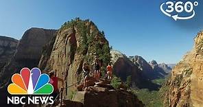 Experience The Heights Of Angels Landing In Utah’s Zion National Park | 360 Video | NBC News