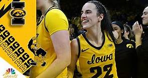 Every Caitlin Clark highlight from Iowa's thrilling win over Michigan State | NBC Sports