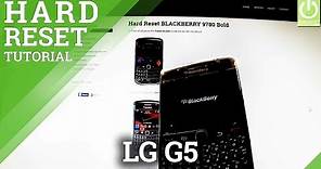 How to Remove Password in BLACKBERRY 9780 Bold- Hard Reset in BLACKBERRY