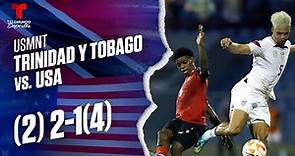 Highlights & Goles | Trinidad y Tobago vs. USA (2) 2-1(4) | USMNT | Telemundo Deportes
