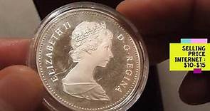 1984 Canadian Silver Dollar. How many minted ? What's the value ? Silver Coin Collecting - Stacking