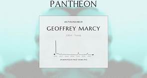 Geoffrey Marcy Biography | Pantheon