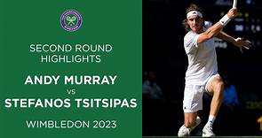 Two-Day Epic: Andy Murray vs Stefanos Tsitsipas | Second Round Highlights | Wimbledon 2023