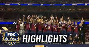 Watch the USMNT's Gold Cup trophy celebration | 2017 CONCACAF Gold Cup Highlights