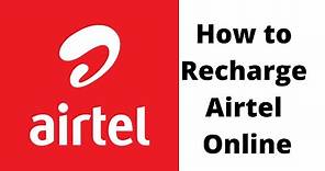 how to recharge airtel online