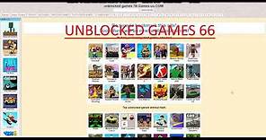 Unblocked Games 66 For School!
