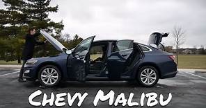 2019 Chevy Malibu LT // review, walk around, and test drive // 100 rental cars