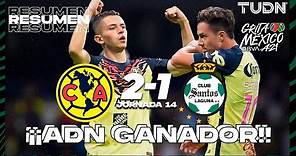 Resumen y goles | América 2-1 Santos | Grita México BBVA AP2021 - J14 | TUDN