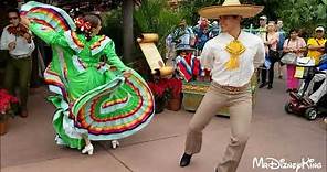 Beautiful Holiday Folklorico Dancers Showcase Mexico at Epcot