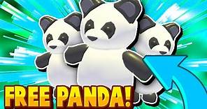 HOW TO GET A FREE PANDA IN ROBLOX ADOPT ME! Roblox Adopt Me New Lunar Update