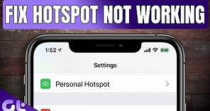 How to Fix iPhone Hotspot Not Working Issue | Guiding Tech