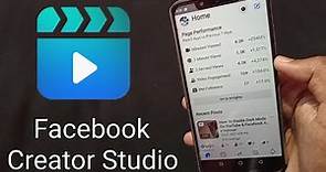 How To Use Facebook Creator Studio On Mobile || Facebook Creator Studio Mobile App