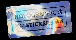 🌴 How to make Holographic Stickers!