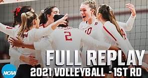 Stanford vs. Iowa State: 2021 NCAA volleyball 1st round | FULL REPLAY