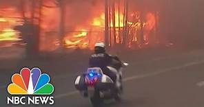 Raging Wildfires Destroy Oregon Towns Leaving Residents To Flee | NBC News NOW