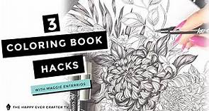 3 SUPER EASY Coloring Book Hacks That Make You Look Pro