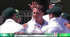 Dale Steyn bowls Brad Haddin twice in one game