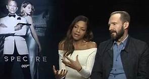 Ralph Fiennes and Naomie Harris Interview for Spectre