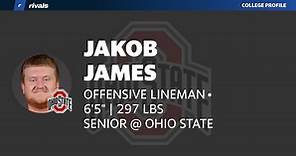 Jakob James SENIOR Offensive Lineman Ohio State