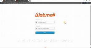 How to access the Webmail interface in cPanel