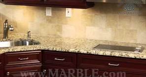 Santa Cecilia Granite Kitchen Countertops III | Marble.com