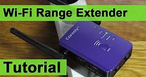 Wi-Fi Range Extender Setup Tutorial - Coredy E300