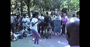 1980's Double Dutch Dance Jump Rope in Central Park New York City (Summer 1988)