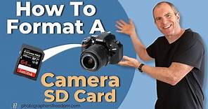 How To Format A Camera SD Card