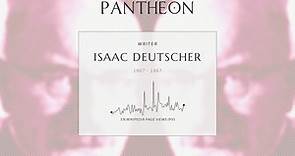 Isaac Deutscher Biography | Pantheon