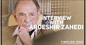 Bobak Kalhor's interview with Ardeshir Zahedi