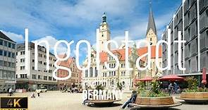Ingolstadt, Germany 🇩🇪 Walking Tour 2023 | 4K 60fps HDR |